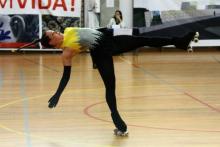 Lia Raposo na Ta�a da Europa Patinagem Art�stica